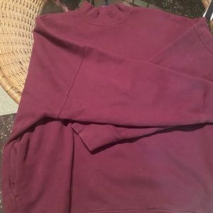 TNA mockneck boyfriend comfy af size small